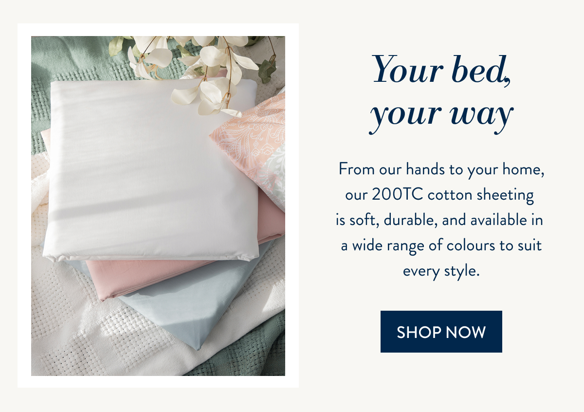 200TC Sheeting: 