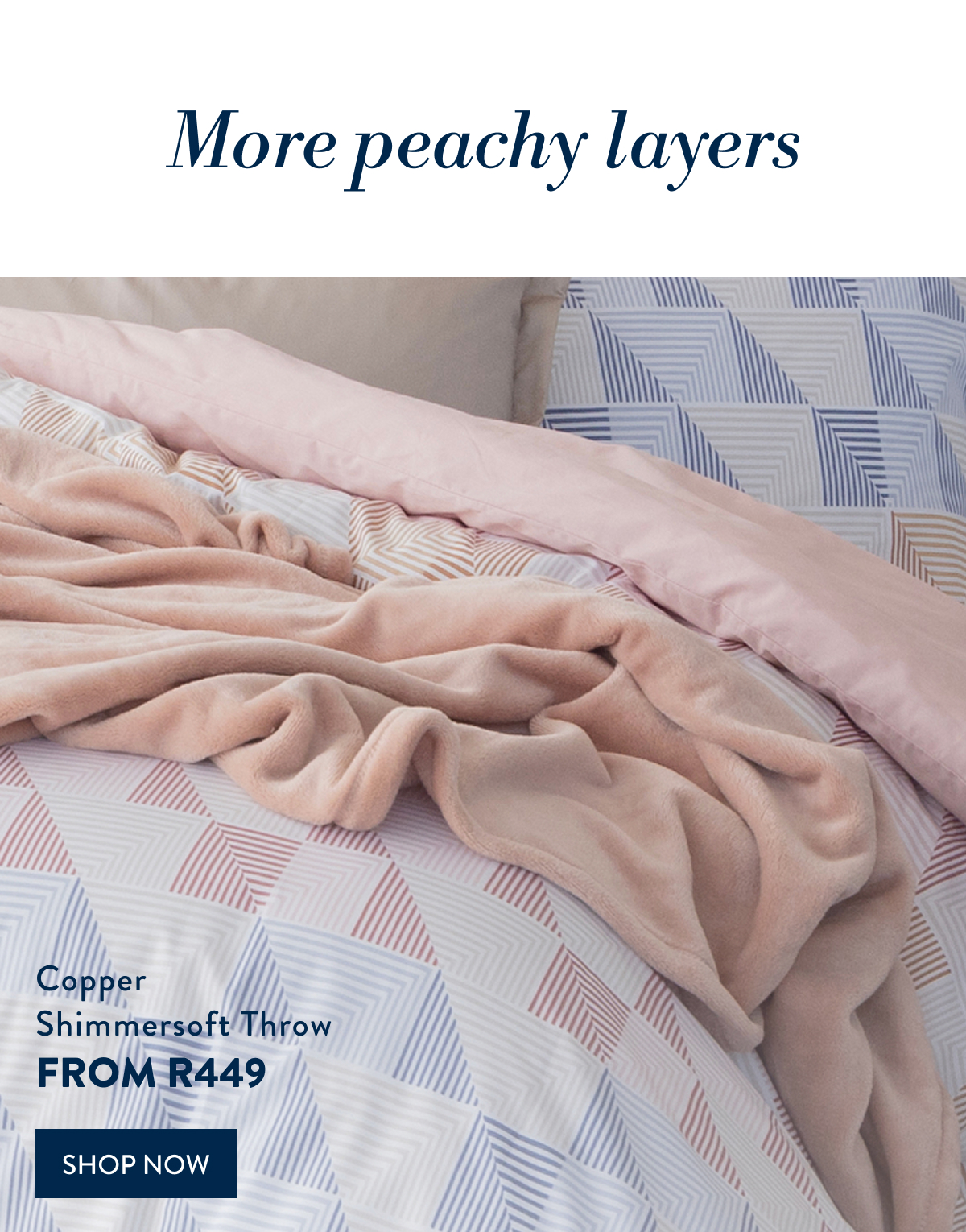 Shimmersoft Copper Throw FROM: 