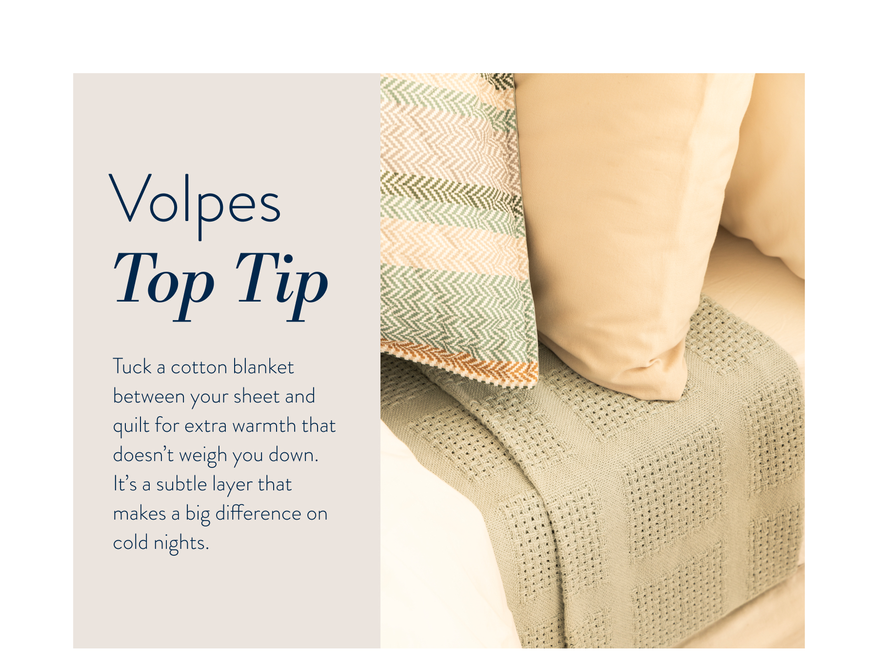 Volpes Top Tip: 