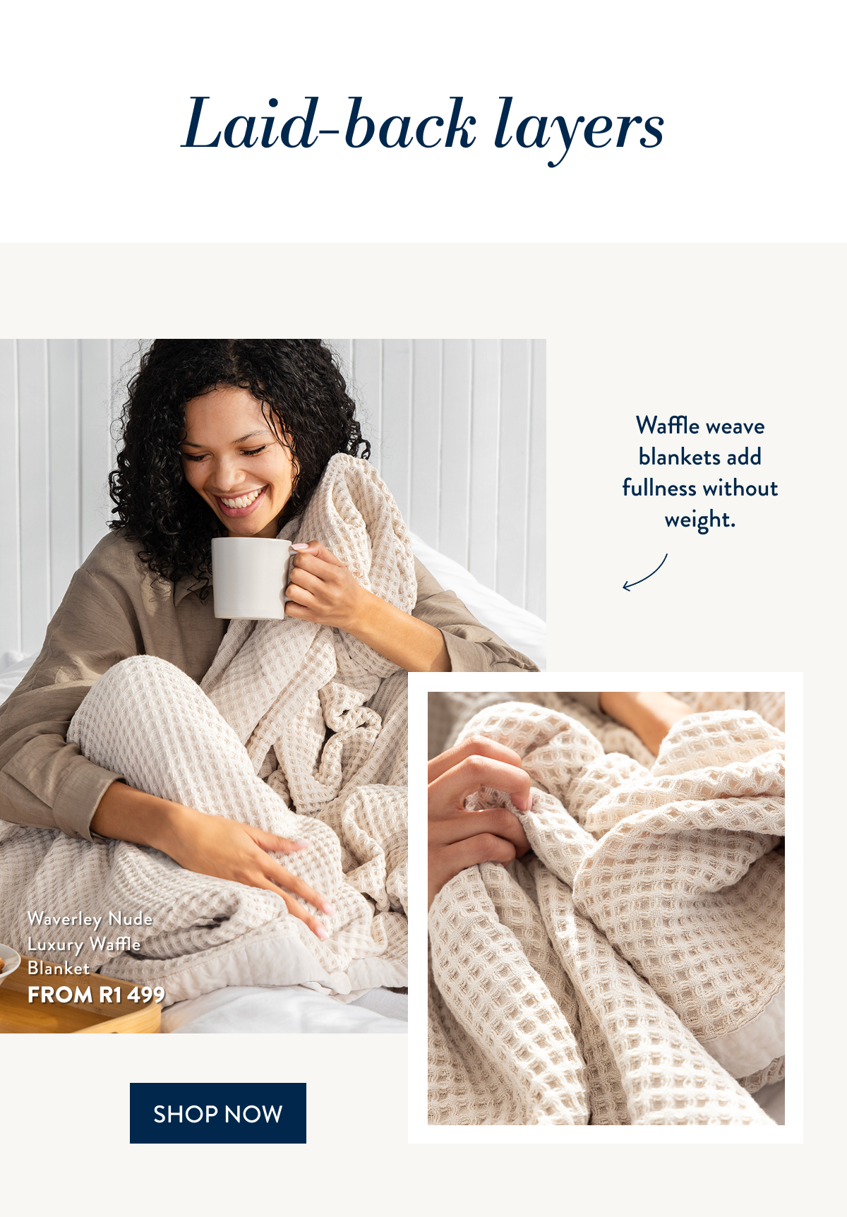 Waverley Cotton Blankets FROM