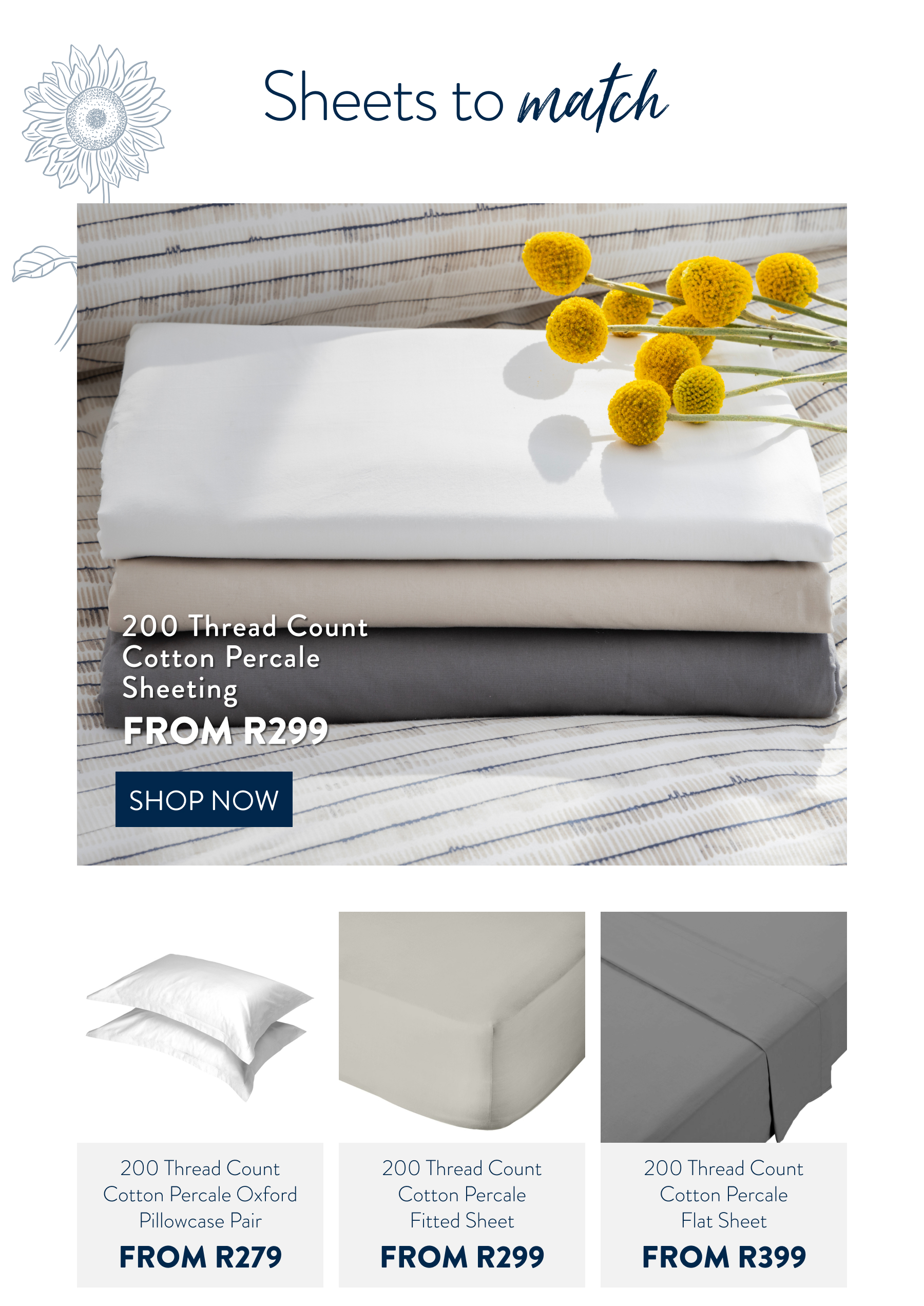 200TC Cotton Sheeting FROM: 