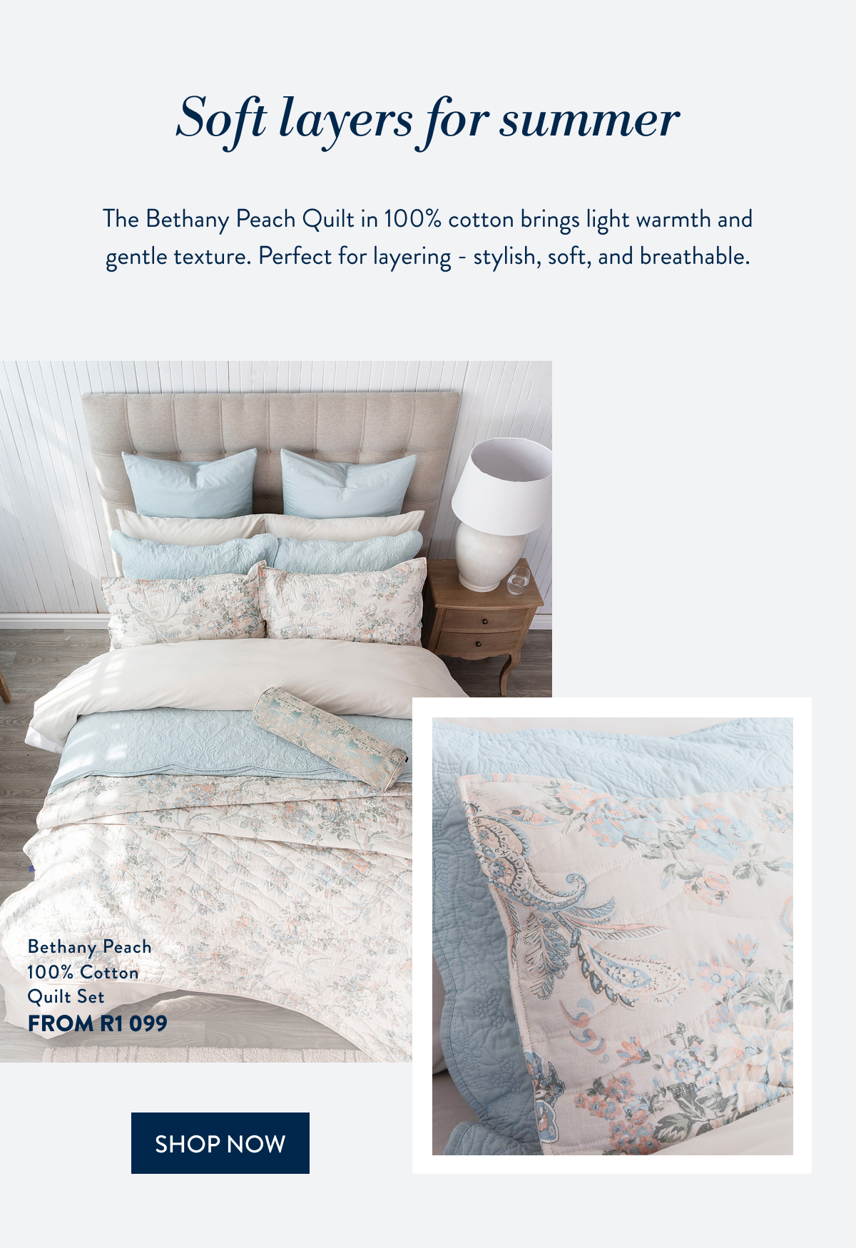 Bethany Quilt Set FROM