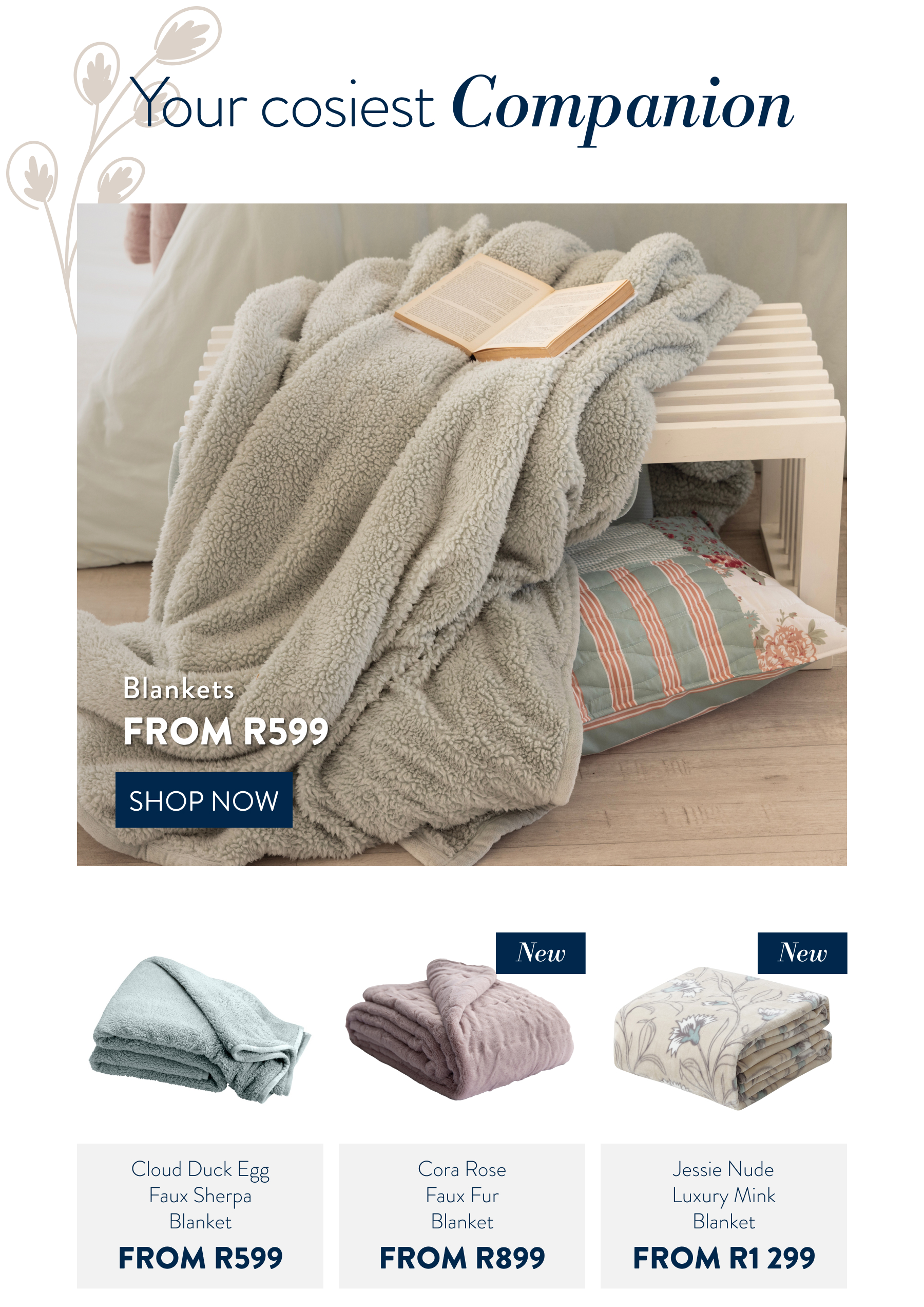 Blankets FROM: 