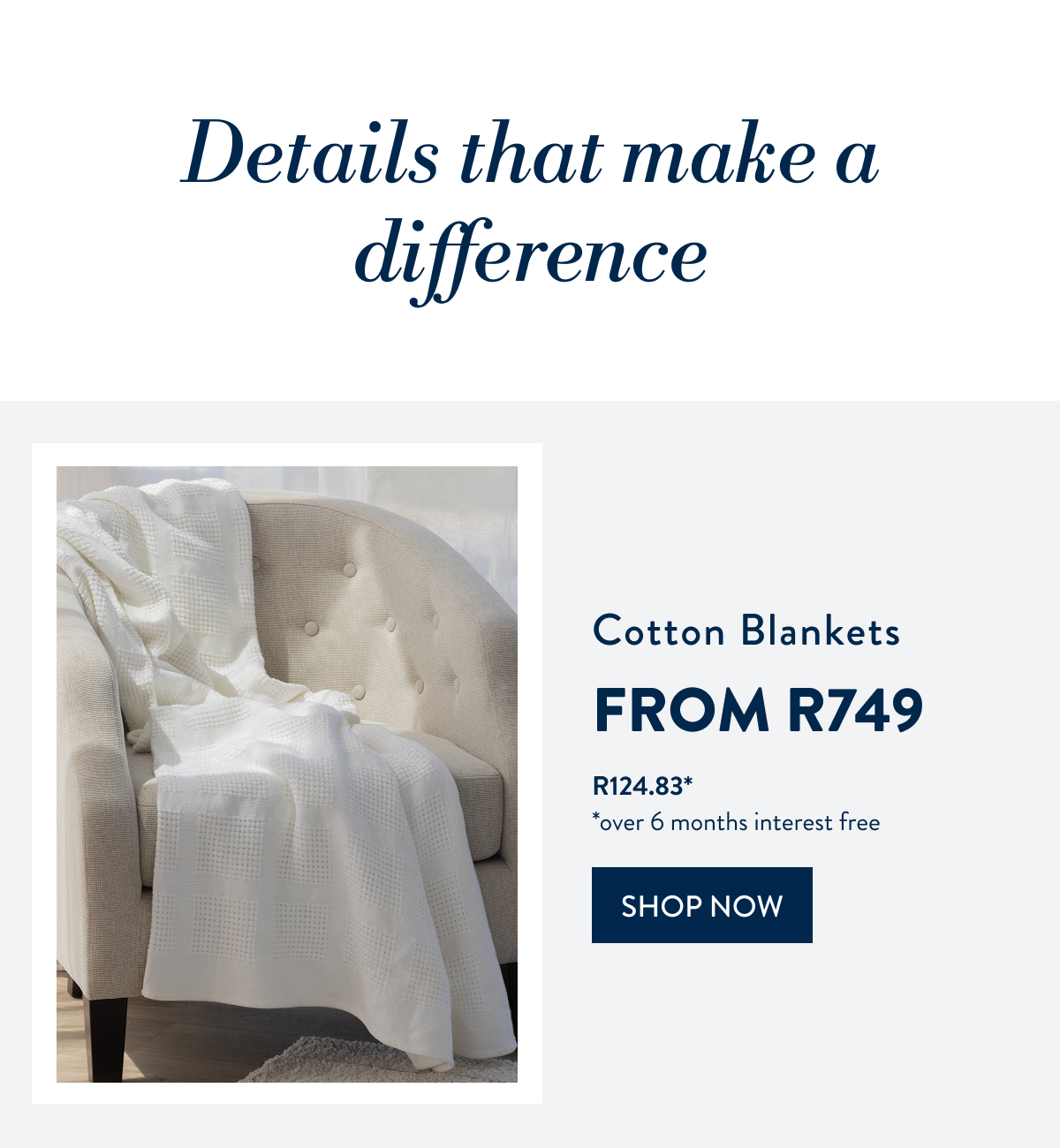 Cotton Blankets FROM