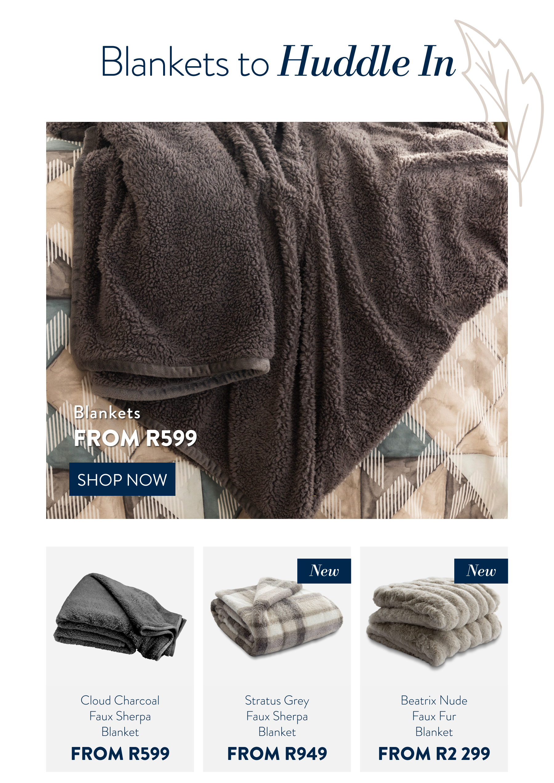 Blankets FROM: 