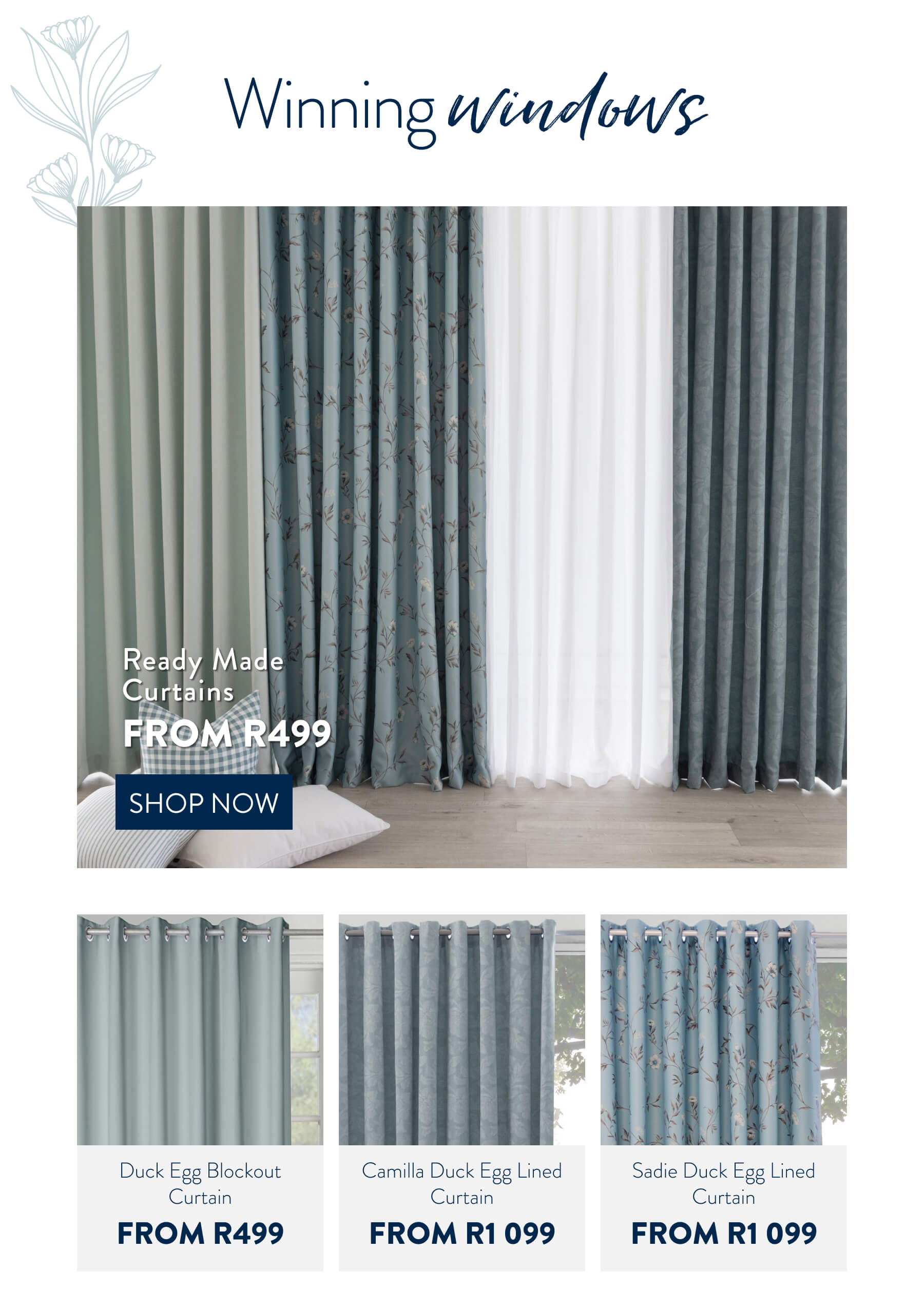 Curtains FROM: 