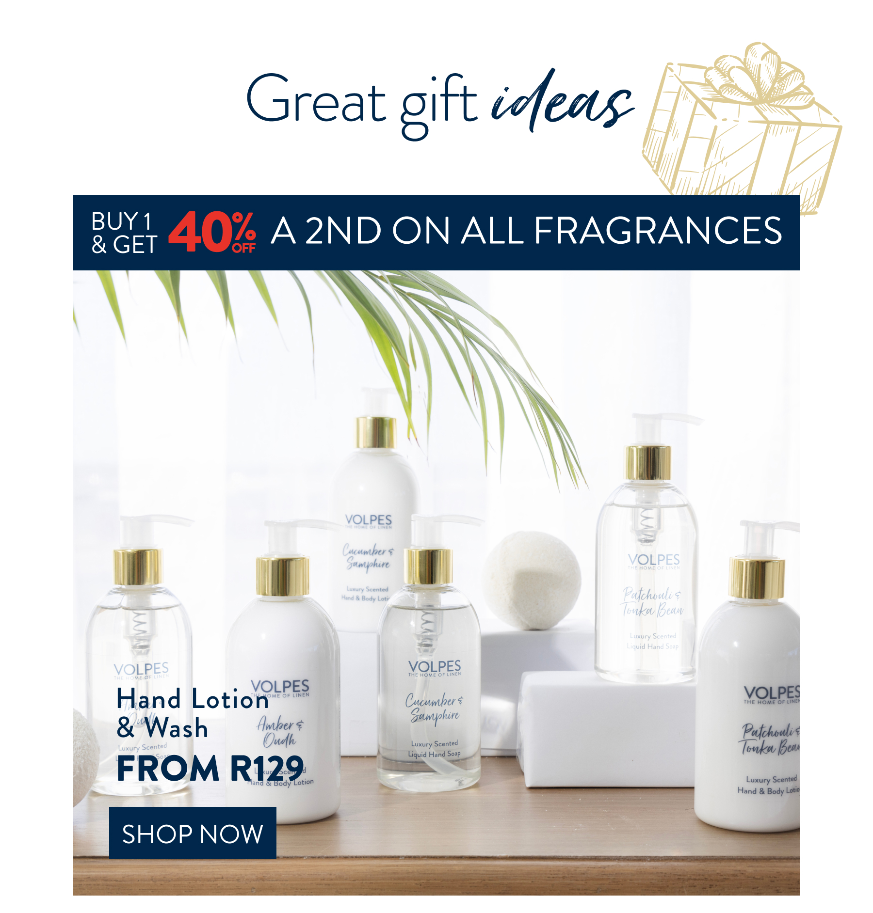 Get 40% OFF 2nd ALL Fragrances & Lotions FROM: