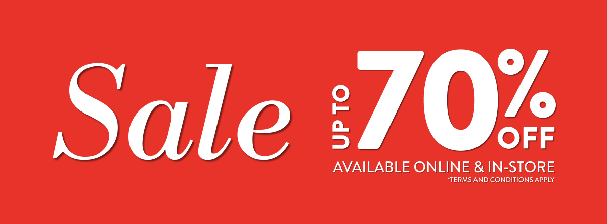 SALE: Up to 70% OFF Selected Items: 