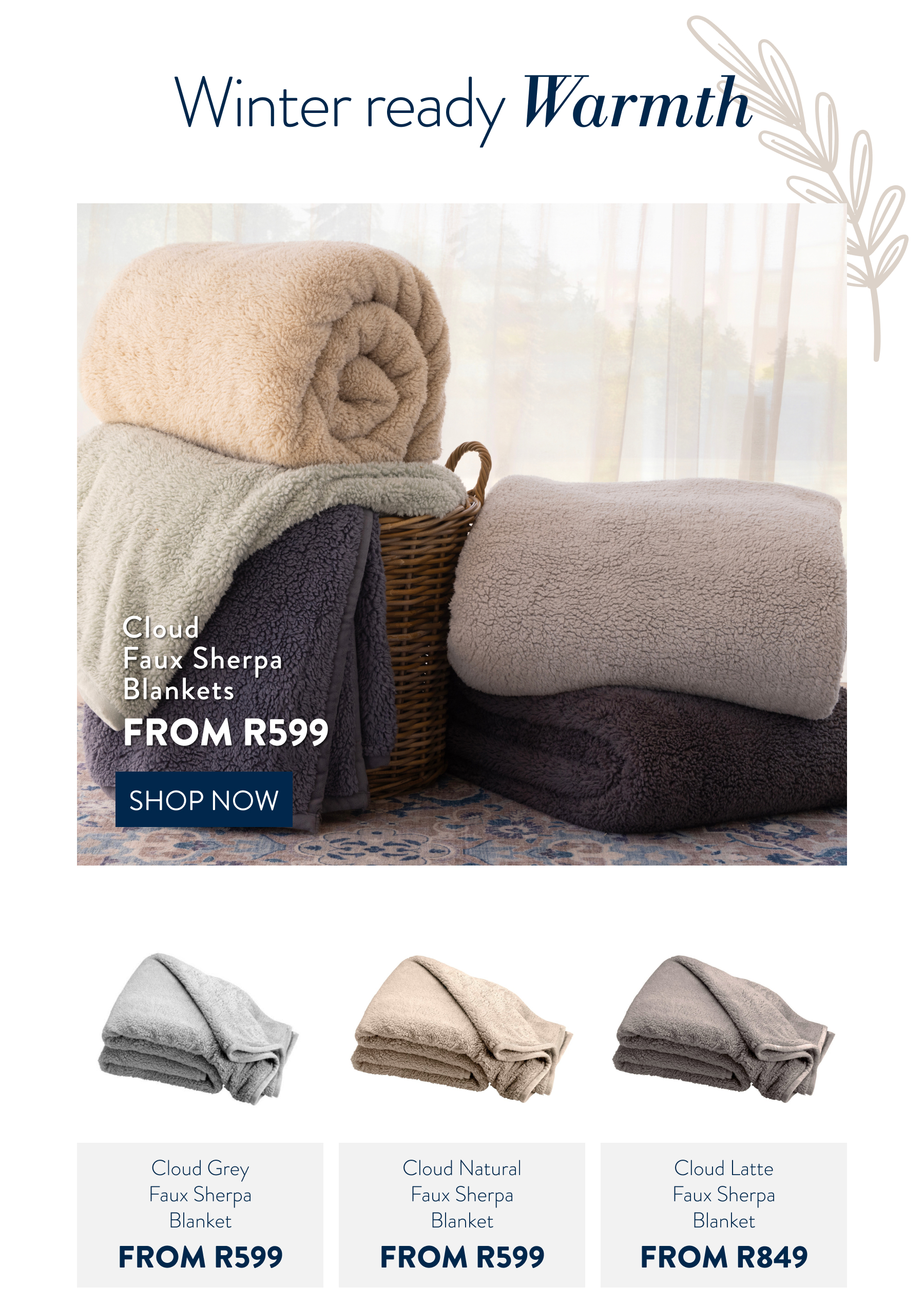 Cloud Blankets FROM: 