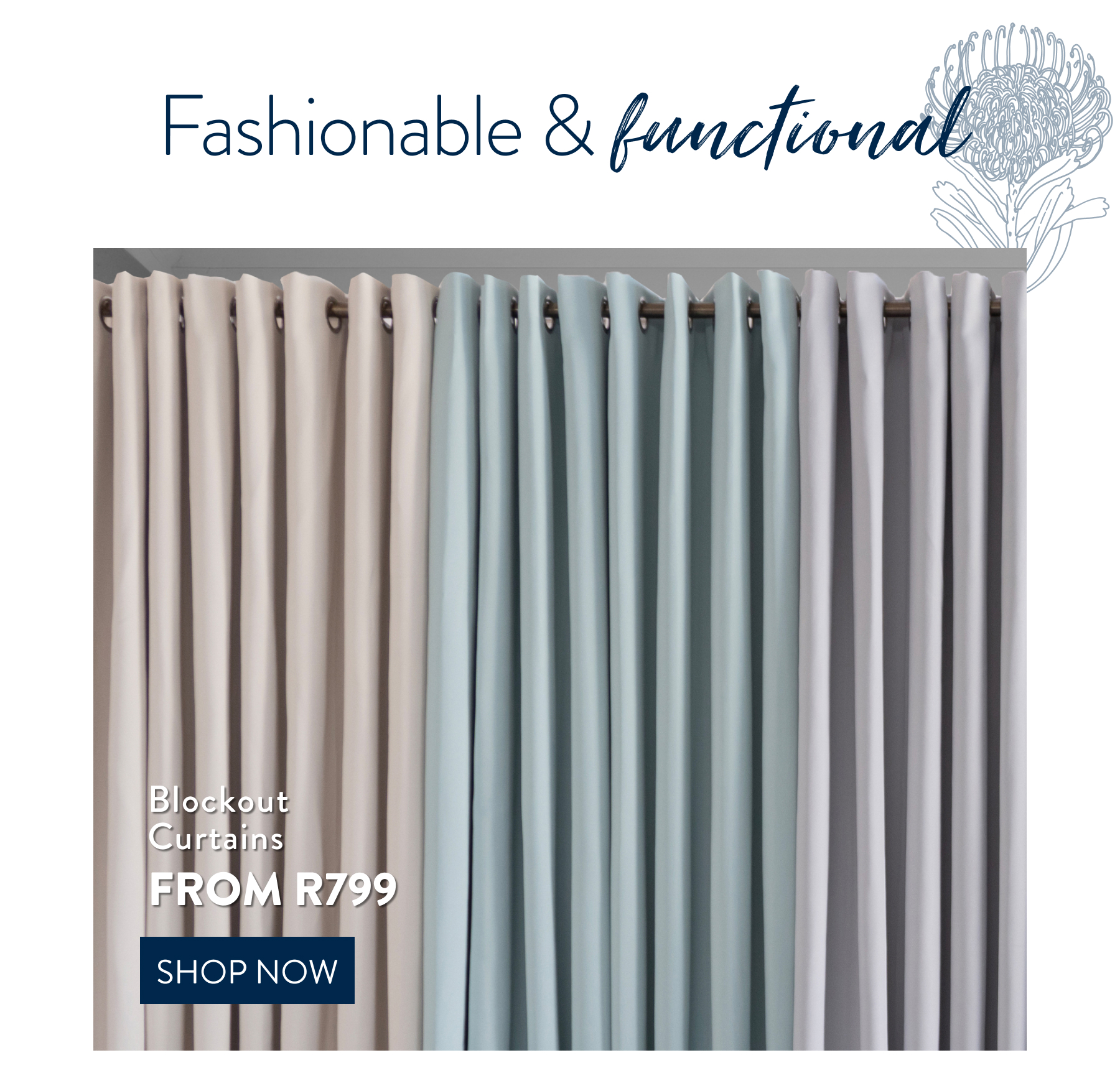 Blockout Curtains FROM: 