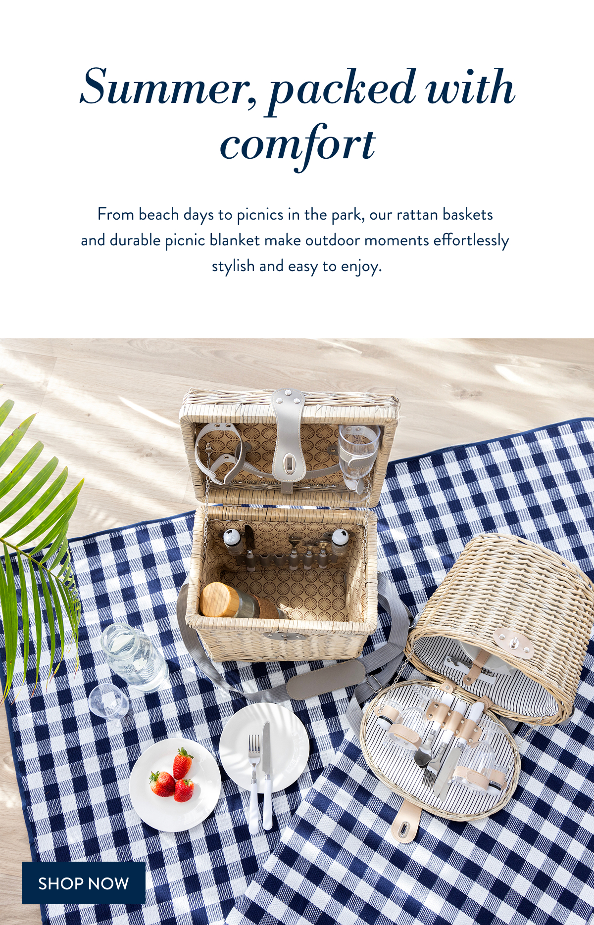 Picnic Baskets & Blanket FROM