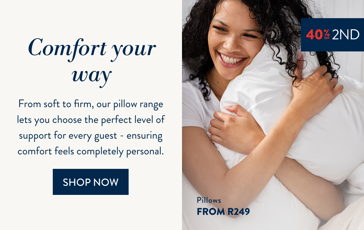BUY 1 & GET 40% OFF ALL PILLOWS