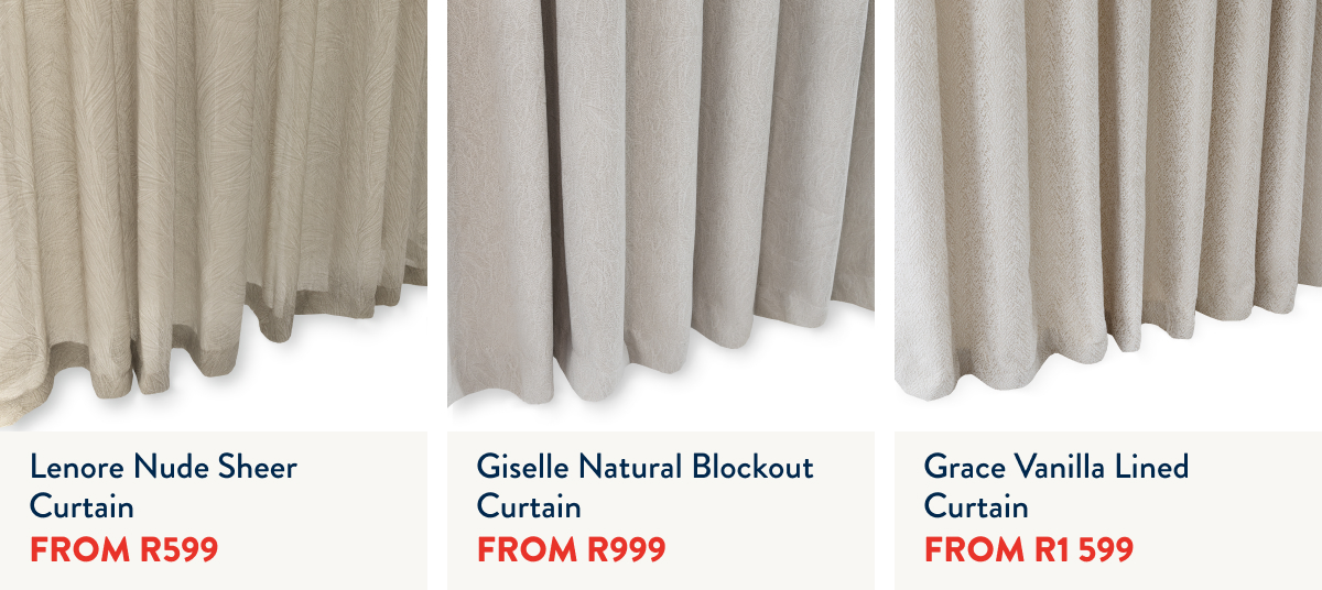 BUY 1 & GET 40% OFF 2ND - TEXTURED CURTAINS