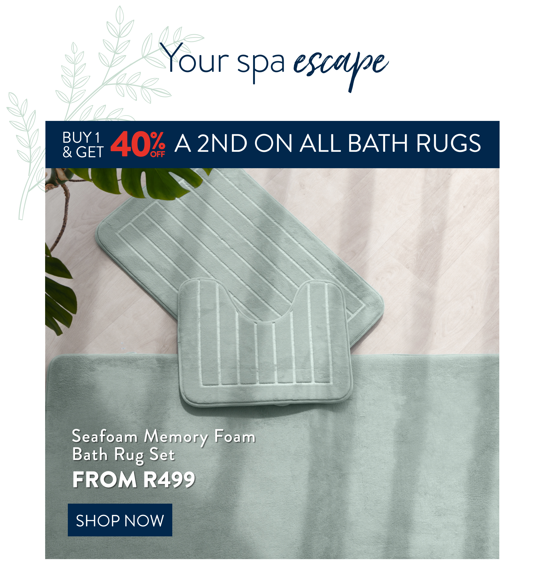 Buy 1, Get 40% OFF  a 2nd SELECTED AREA RUGS FROM: 