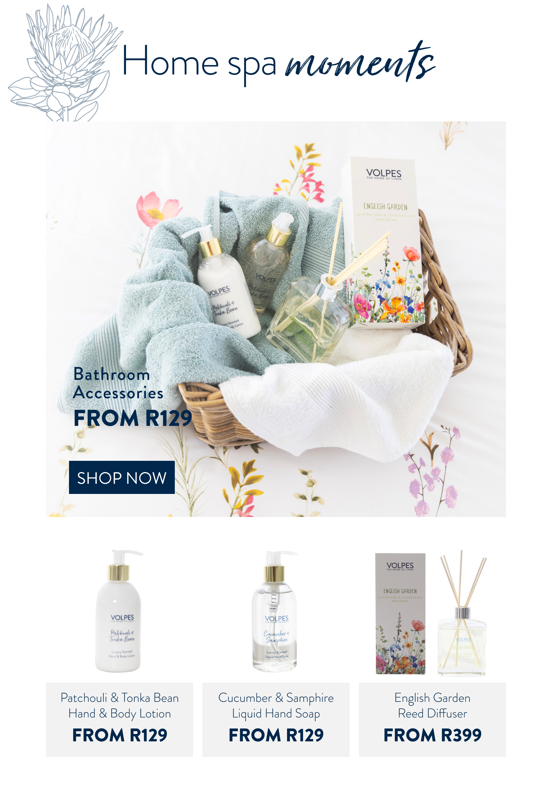 Bathroom Accessories FROM: 