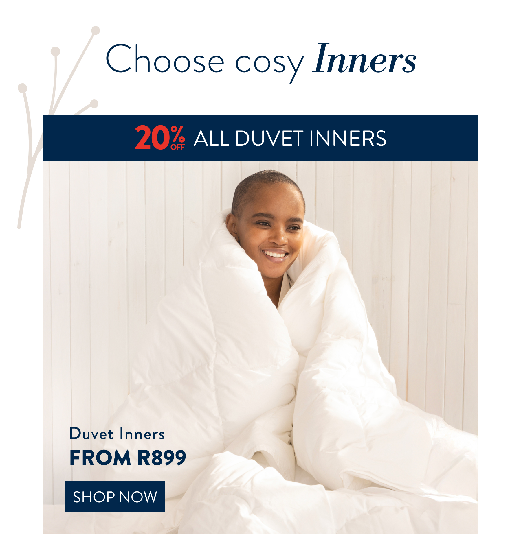 20% OFF Inners FROM: 