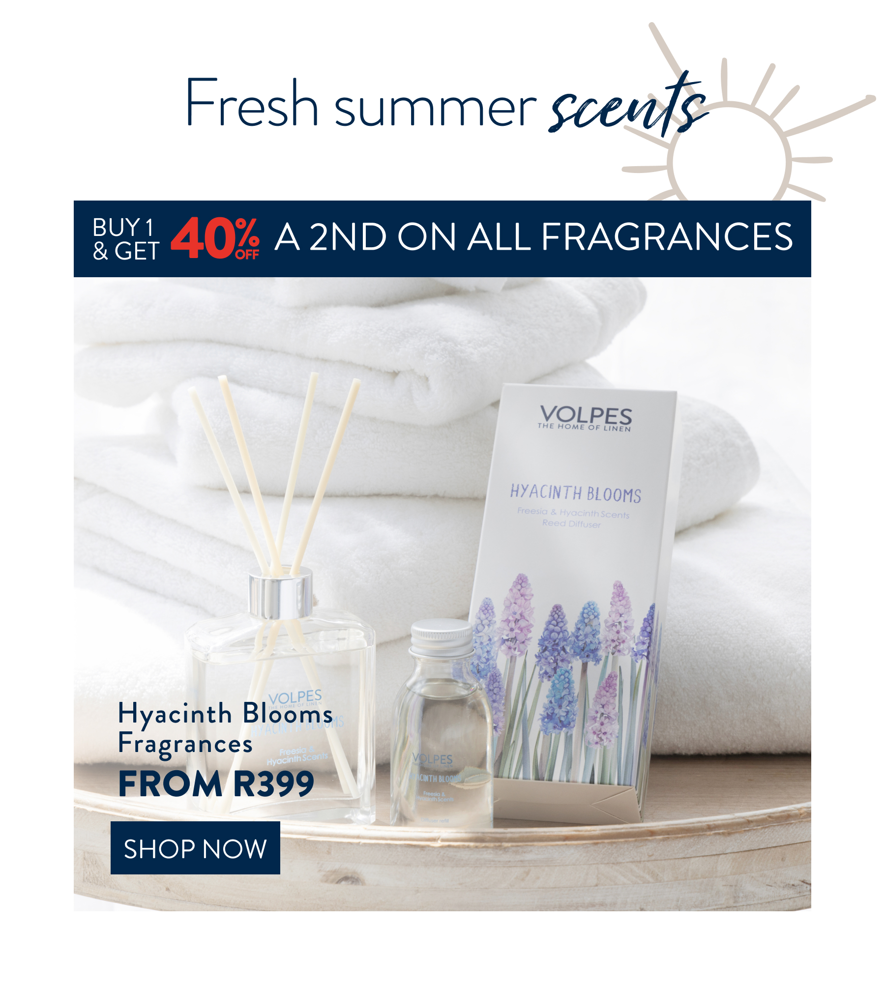 Get 40% OFF a 2nd ALL Fragrances FROM: