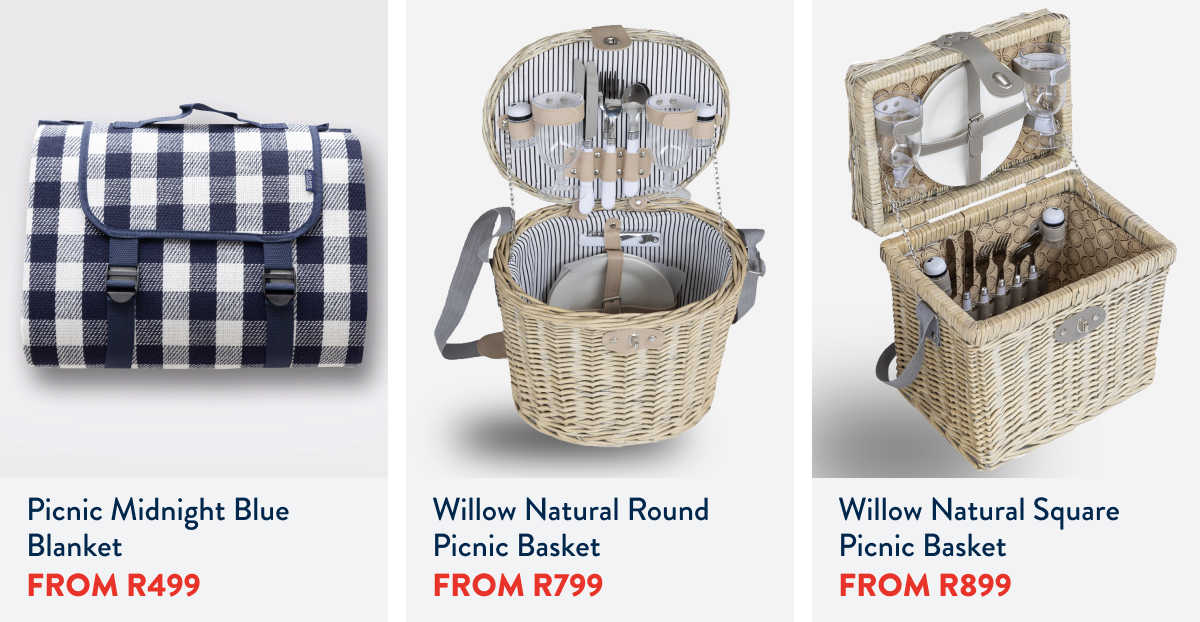 Picnic Baskets & Blanket FROM