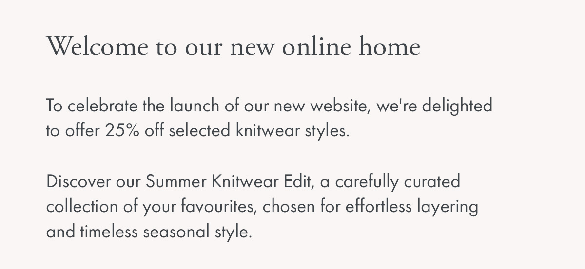 Welcome to our new online home