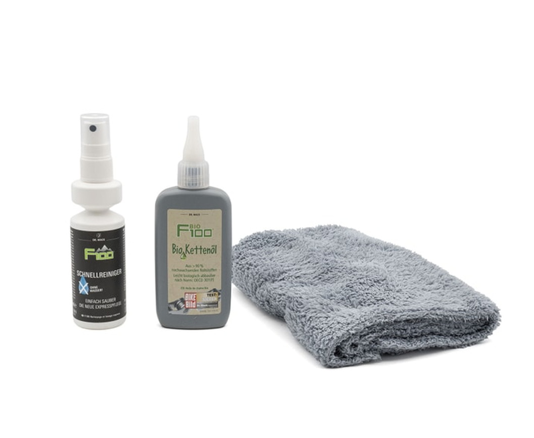 F100 Lucky Bike Care Kit, schnelle Reinigung ganz ohne Wasser; Ketten Öl für schnelle Pflege