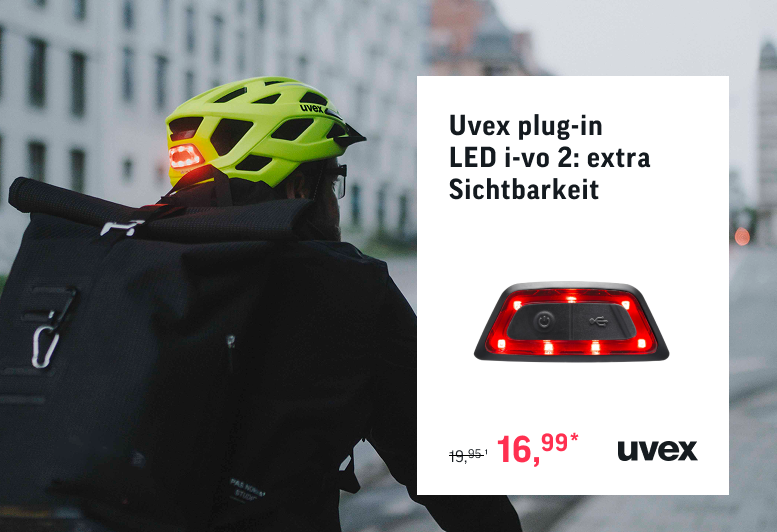 Uvex plug-in LED i-vo 2 für 16,99 € statt 19,95
