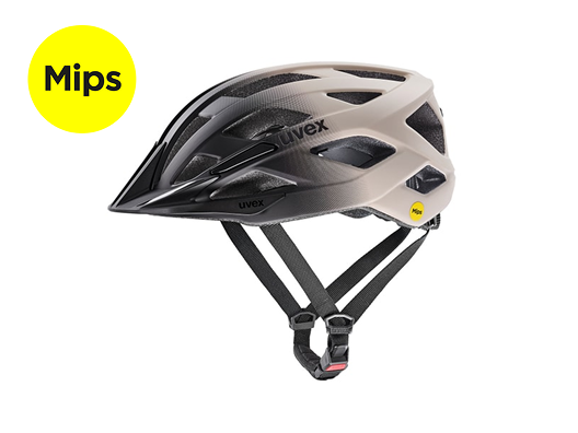 uvex i-vo 2 MIPS Helm - warm grey black matt