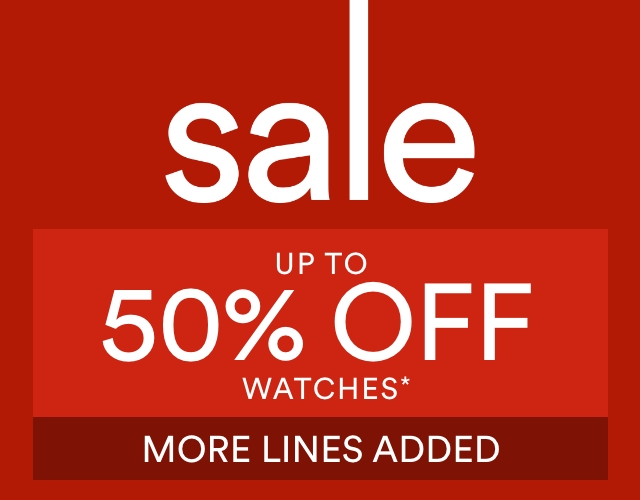 Sale: Up to 50% off watches