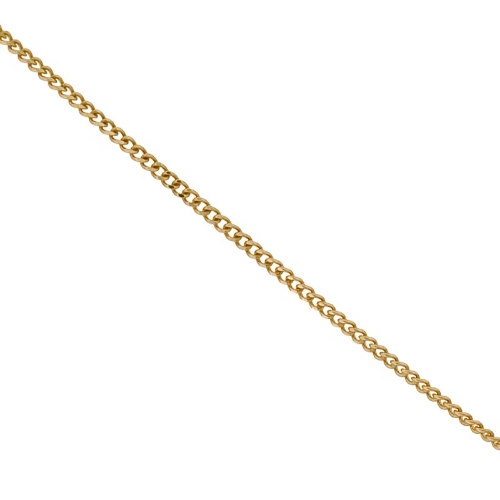 9ct Yellow Solid Gold 20 Inch Curb Chain