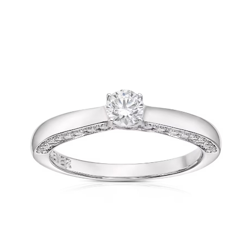 The Forever Diamond 9ct White Gold 0.50ct Total Solitaire Ring