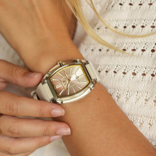 Ice Boliday Dome Ombré Almond Dial & Silicone Strap Watch