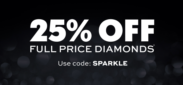 25% Off Selected Full Price Diamonds