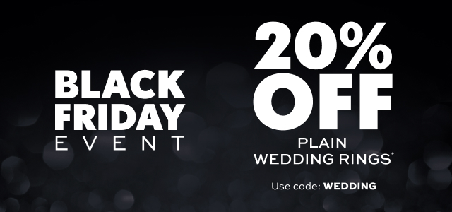 20% Off Plain Wedding Rings