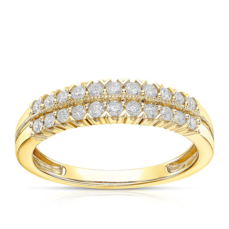 Double Row Eternity 0.33ct Diamond Ring