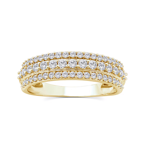 9ct Yellow Gold 0.50ct Lab Grown Diamond Eternity Ring