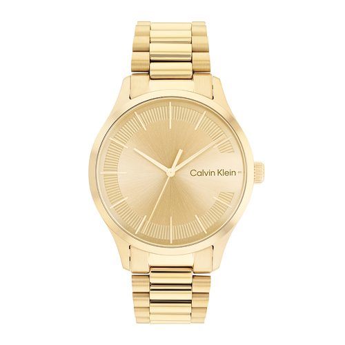 Calvin Klein One Iconic Gold Tone Bracelet Watch