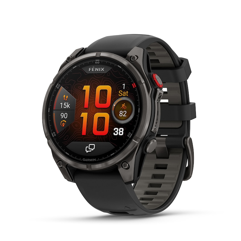 fēnix® 8 Pro, 47mm AMOLED Display Black Silicone Strap Smartwatch