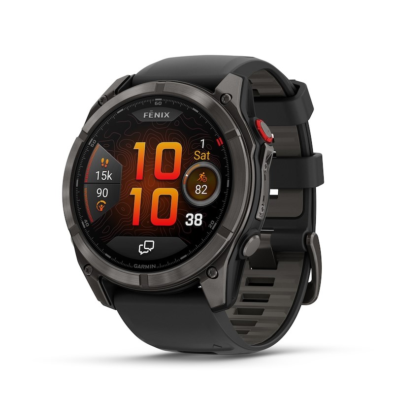 fēnix® 8 Pro, 51mm AMOLED Display Black Silicone Strap Smartwatch