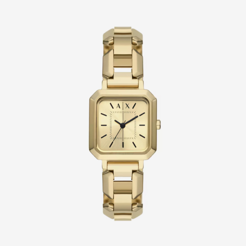 Armani Exchange Women's Gold Tone Stainless Steel Bracelet Watch