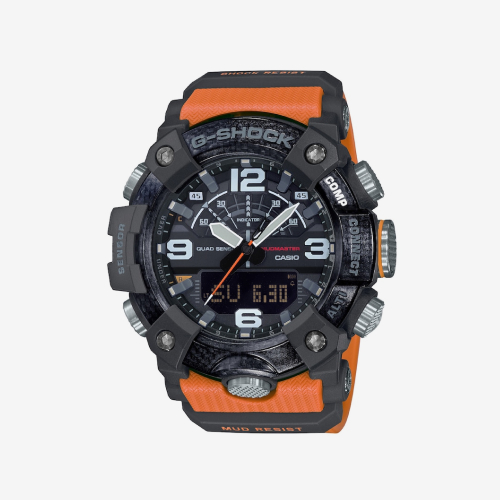 G-Shock GG-B100-1A9ER Men's Mudmaster Orange Resin Strap Watch