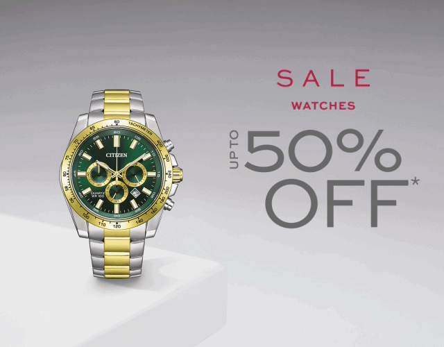 SALE: UP TO 50% OFF WATCHES