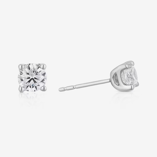 9ct White Gold 0.50ct Lab Grown Diamond Earrings