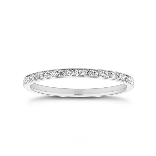18ct White Gold 0.10ct Diamond Ring