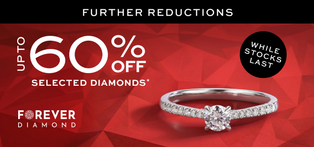 SALE: Up to 60% off Diamond Jewellery