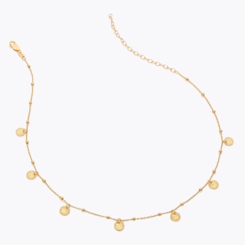 Hot Diamonds X Golden Edit 18ct Gold Plated Droplet Chain Hot Diamonds X Golden Edit 18ct Gold Plated Droplet Chain