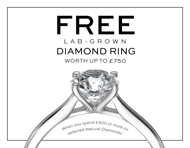 FREE LAB-GROWN DIAMOND RING