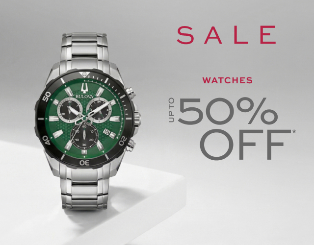 SALE: UP TO 50% OFF WATCHES
