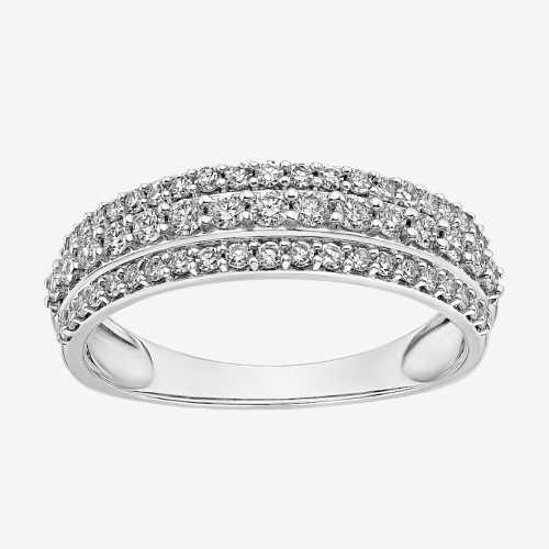 9ct White Gold 0.50ct Lab Grown Diamond Eternity Ring