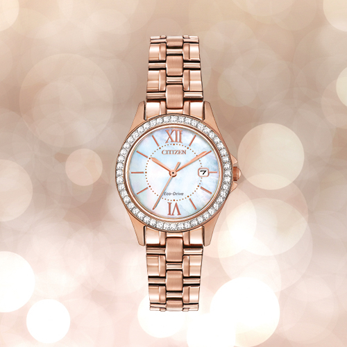 Citizen Eco-Drive Ladies’ Silhouette Crystal