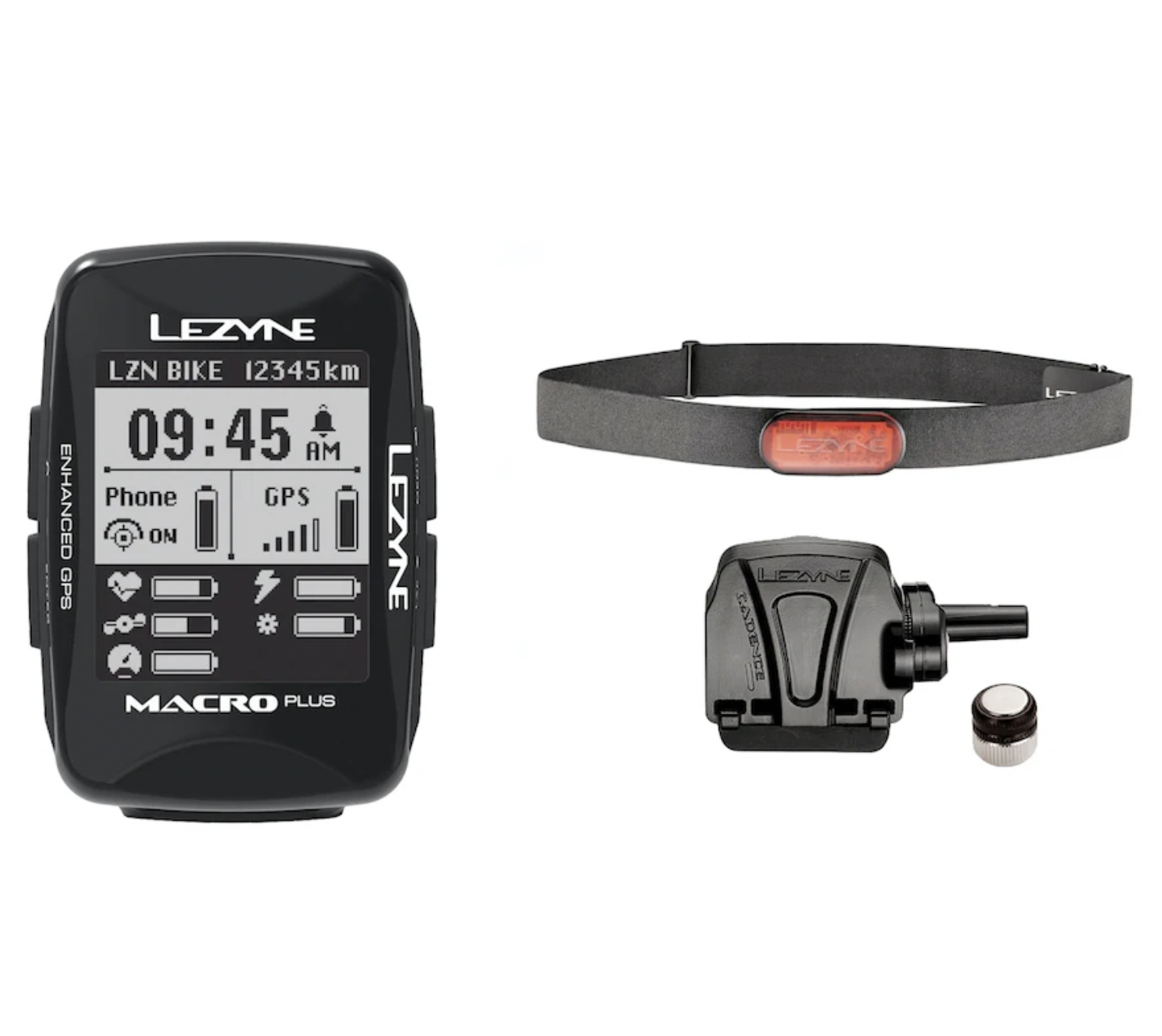 Lezyne Macro Plus GPS HRSC Loaded