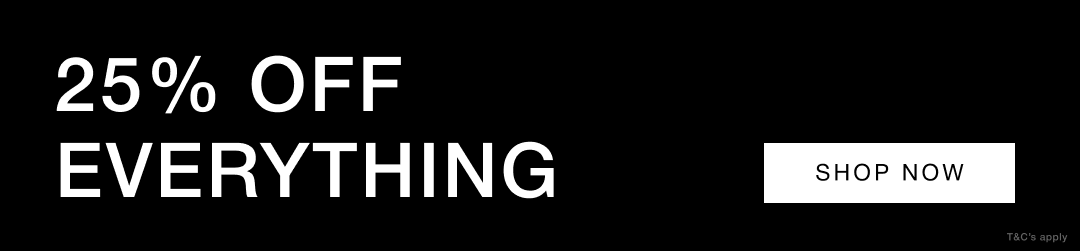 Black Friday 25% off everything